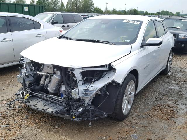 1G1ZH5SX0HF123970 - 2017 CHEVROLET MALIBU PRE 白色 照片 2