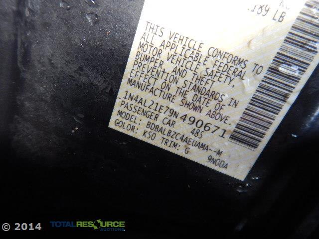 1N4AL21E79N490671 - 2009 NISSAN ALTIMA 2.5 GRAY photo 12