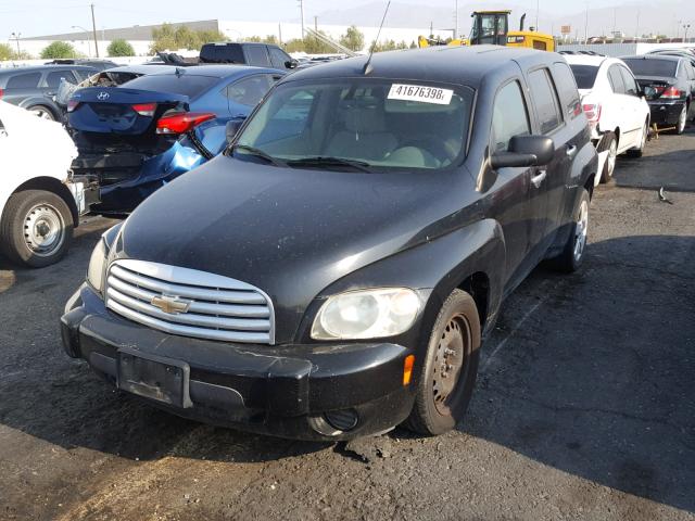 3GNDA13D96S654703 - 2006 CHEVROLET HHR LS BLACK photo 2