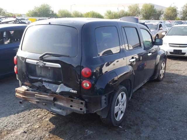 3GNDA13D96S654703 - 2006 CHEVROLET HHR LS BLACK photo 4