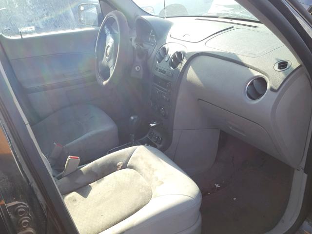 3GNDA13D96S654703 - 2006 CHEVROLET HHR LS BLACK photo 5