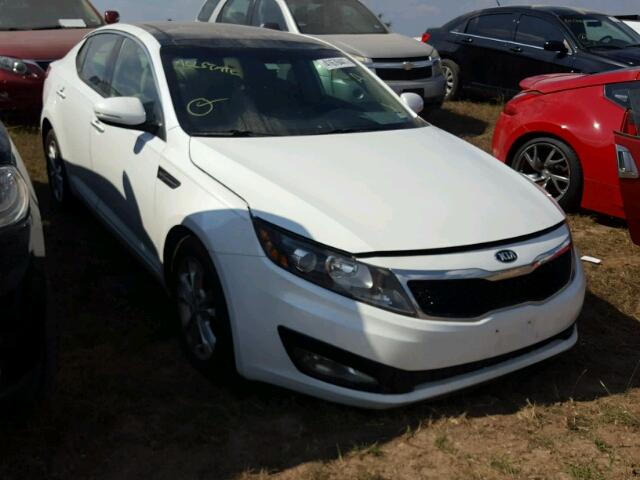 5XXGN4A72DG128859 - 2013 KIA OPTIMA EX WHITE photo 1