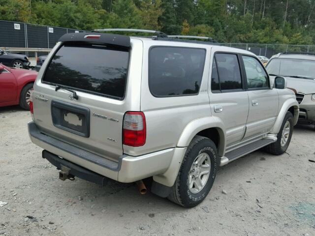 JT3HN87R7Y9044144 - 2000 TOYOTA 4RUNNER LI SILVER photo 4