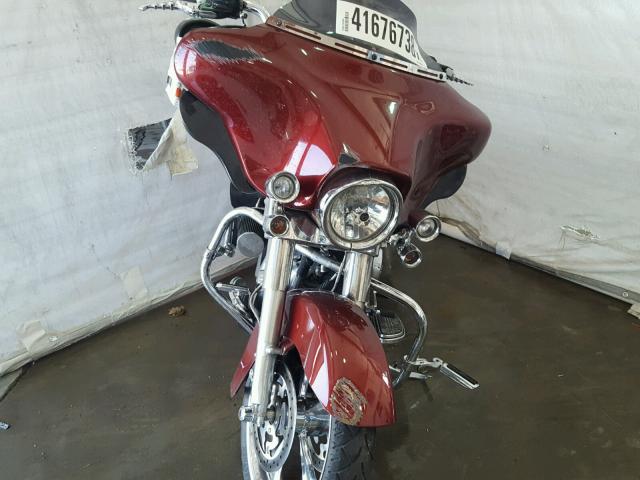 1HD1KB413AB662950 - 2010 HARLEY-DAVIDSON FLHX BURGUNDY photo 9