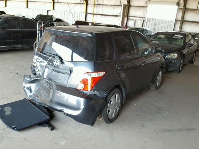 JTKKT624860154380 - 2006 TOYOTA SCION XA GRAY photo 4