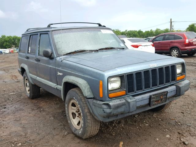 1J4FJ68S6WL220213 - 1998 JEEP CHEROKEE BLUE photo 1