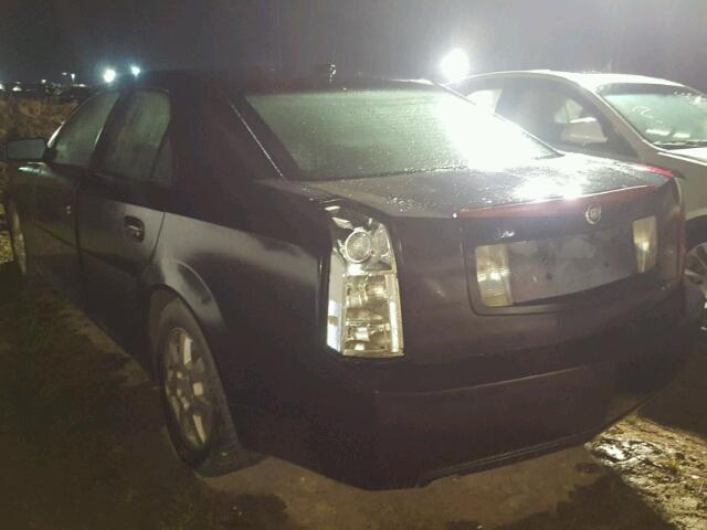 1G6DM57T060174259 - 2006 CADILLAC CTS BLACK photo 3