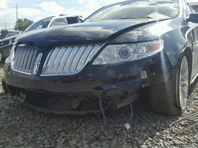 1LNHL9DR4BG601778 - 2011 LINCOLN MKS BLACK photo 9