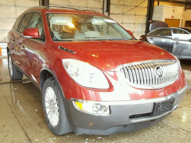 5GAER23738J233068 - 2008 BUICK ENCLAVE CX RED photo 1