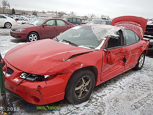 1G2WP52K03F169460 - 2003 PONTIAC GRAND PRIX RED photo 1