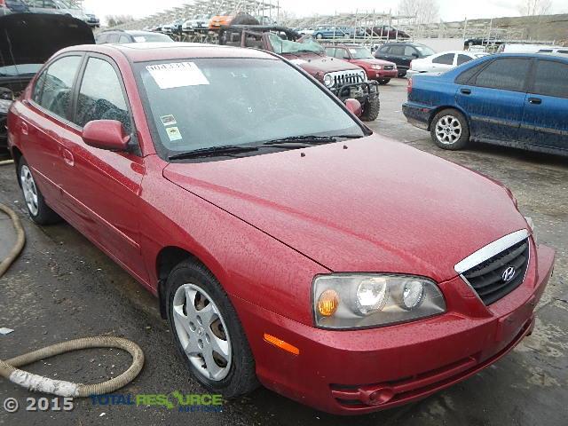 KM8DN46D16U319036 - 2006 HYUNDAI ELANTRA RED photo 2