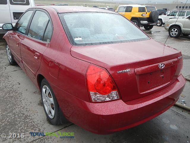 KM8DN46D16U319036 - 2006 HYUNDAI ELANTRA RED photo 4