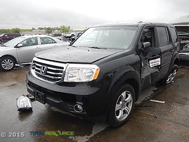 5FNYF4H70CB013217 - 2012 HONDA PILOT BLACK photo 1