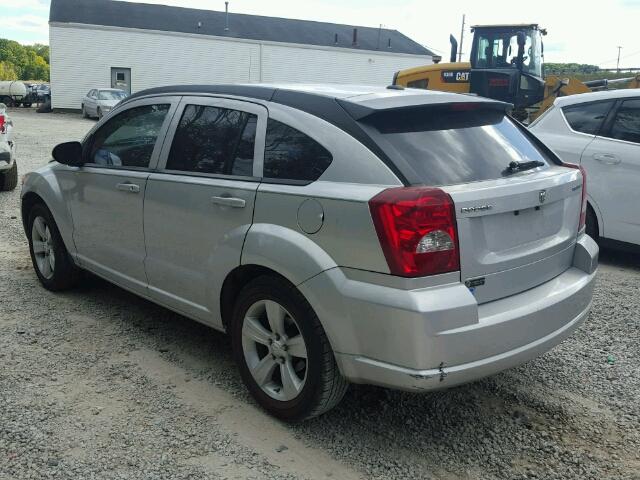 1C3CDWDA9CD532727 - 2012 DODGE CALIBER SX SILVER photo 3