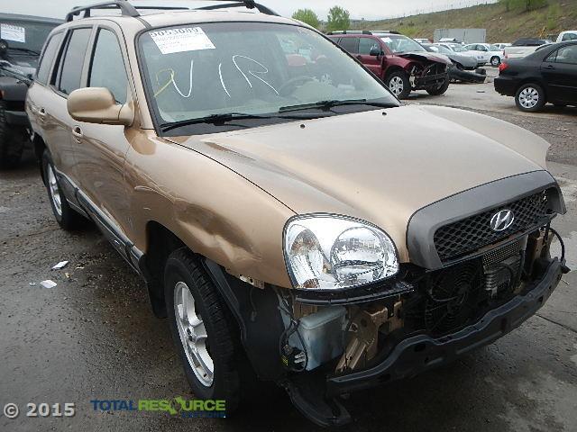 KM8SC73D23U409620 - 2003 HYUNDAI SANTA FE GOLD photo 2