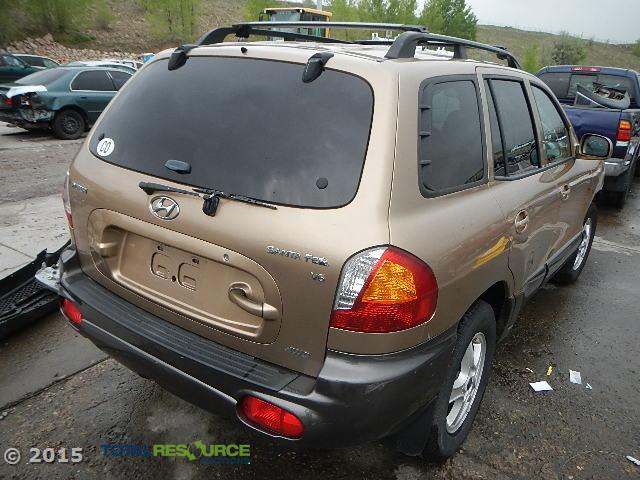 KM8SC73D23U409620 - 2003 HYUNDAI SANTA FE GOLD photo 3