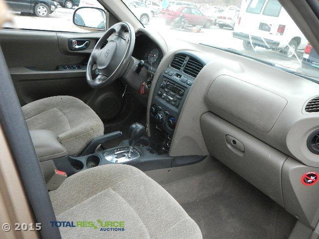 KM8SC73D23U409620 - 2003 HYUNDAI SANTA FE GOLD photo 5