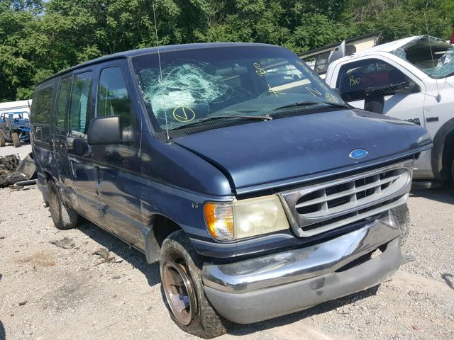 1FDEE1468VHB83888 - 1997 FORD ECONOLINE BLUE photo 1