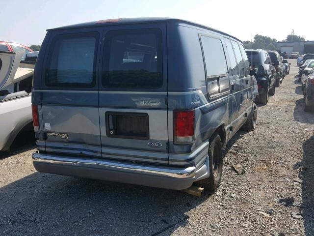 1FDEE1468VHB83888 - 1997 FORD ECONOLINE BLUE photo 4