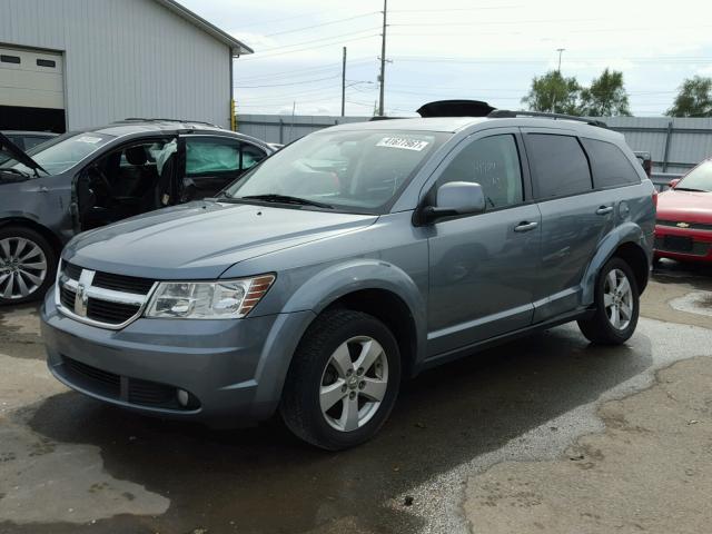 3D4PG5FV6AT121777 - 2010 DODGE JOURNEY SX BLUE photo 2