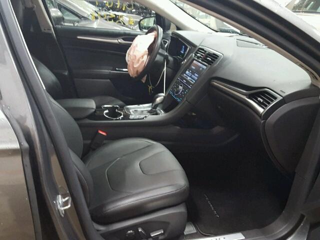 3FA6P0SU3ER356400 - 2014 FORD FUSION TIT GRAY photo 5