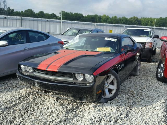 2B3CJ4DG2BH604349 - 2011 DODGE CHALLENGER BLACK photo 2