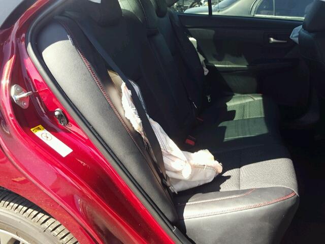 4T1BF1FK3HU804041 - 2017 TOYOTA CAMRY LE წითელი ფოტო 6