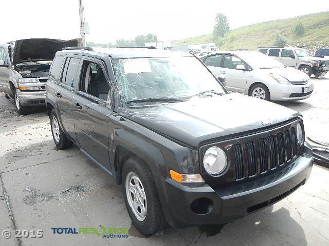 1J8FF28W58D771452 - 2008 JEEP PATRIOT SP BLACK photo 2