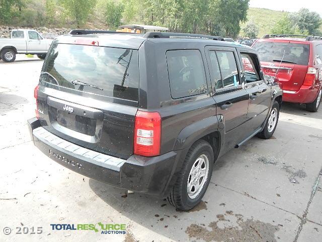 1J8FF28W58D771452 - 2008 JEEP PATRIOT SP BLACK photo 3