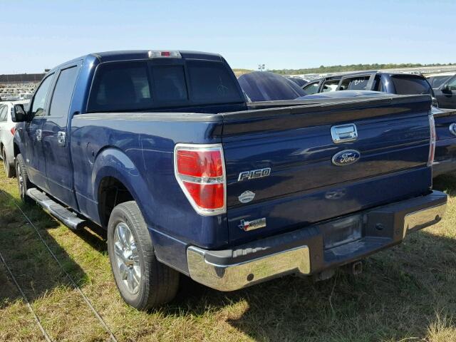 1FTFW1CT6BFB76782 - 2011 FORD F150 SUPER BLUE photo 3