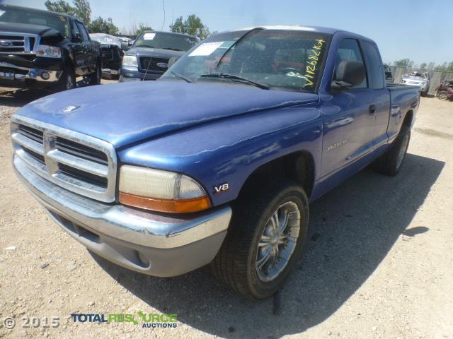 1B7GL23Y3VS260343 - 1997 DODGE DAKOTA BLUE photo 1