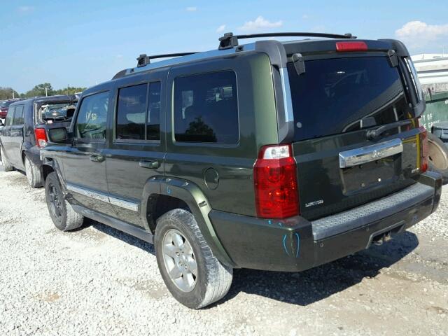 1J8HH58297C608745 - 2007 JEEP COMMANDER მწვანე ფოტო 3