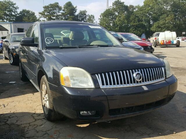 1MEFM40135G600376 - 2005 MERCURY MONTEGO LU BLACK photo 1