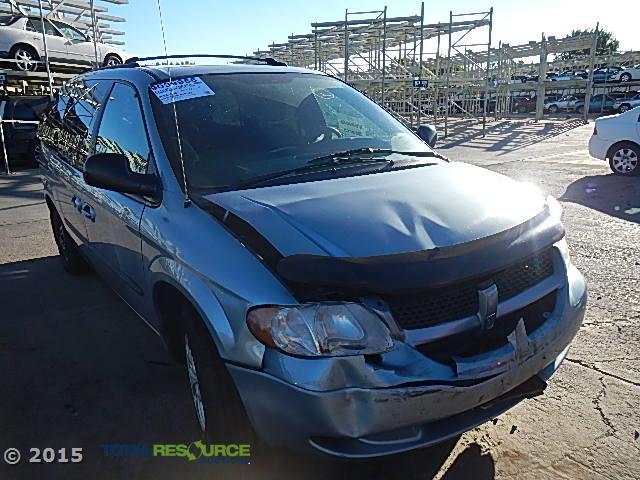 1D4GP443X3B312134 - 2003 DODGE GRAND CARA BLUE photo 2