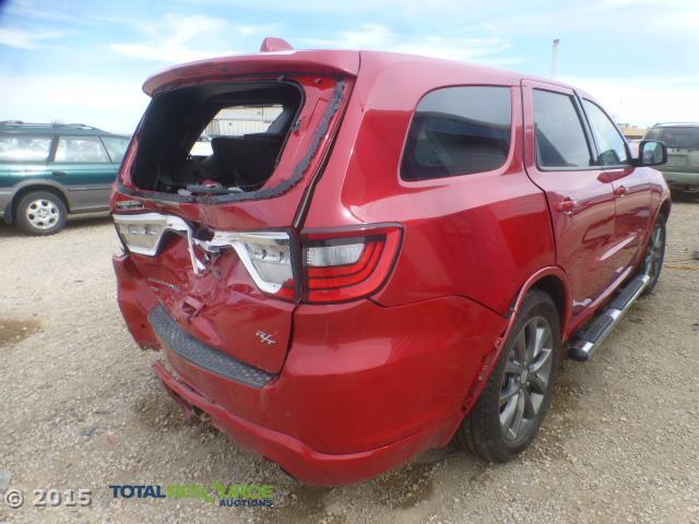 1C4SDJCT9EC476262 - 2014 DODGE DURANGO R/ RED photo 3