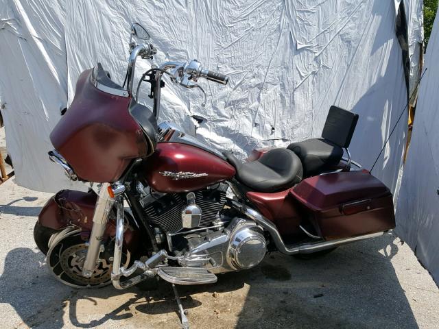 1HD1KB4138Y605641 - 2008 HARLEY-DAVIDSON FLHX MAROON photo 10