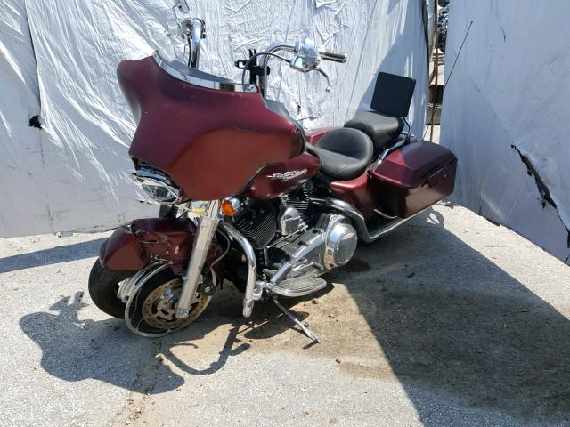 1HD1KB4138Y605641 - 2008 HARLEY-DAVIDSON FLHX MAROON photo 2