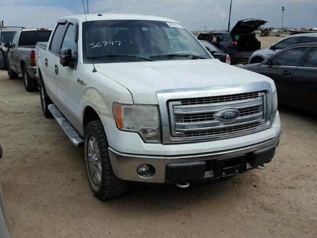 1FTFW1EF2EFD07802 - 2014 FORD F150 WHITE photo 1