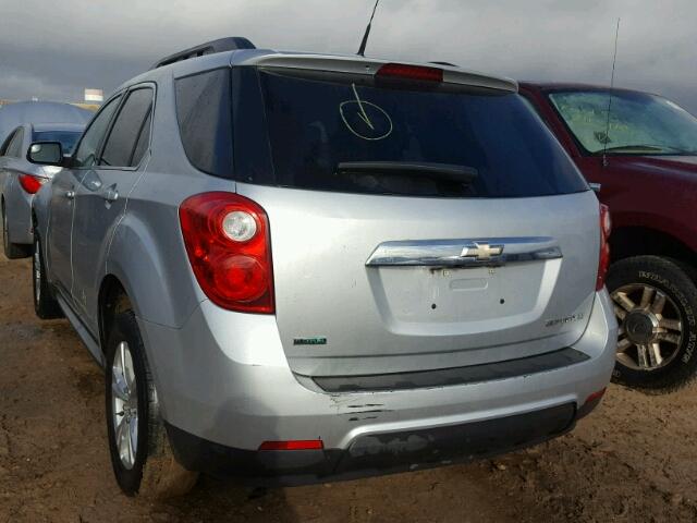 2GNALDEKXC1132261 - 2012 CHEVROLET EQUINOX SILVER photo 3