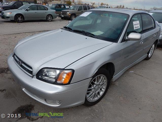 4S3BE656027214698 - 2002 SUBARU LEGACY GT GRAY photo 1