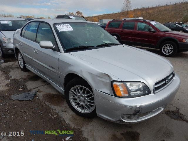 4S3BE656027214698 - 2002 SUBARU LEGACY GT GRAY photo 2