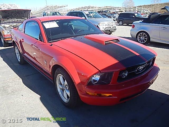 1ZVFT80N175314441 - 2007 FORD MUSTANG RED photo 2