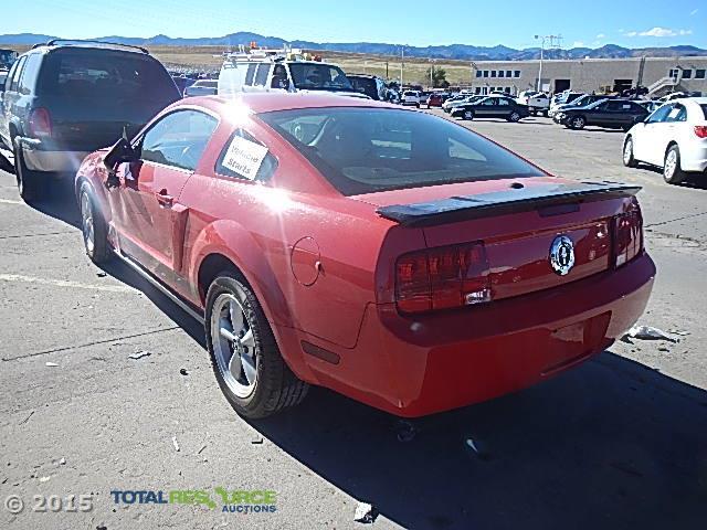 1ZVFT80N175314441 - 2007 FORD MUSTANG RED photo 4