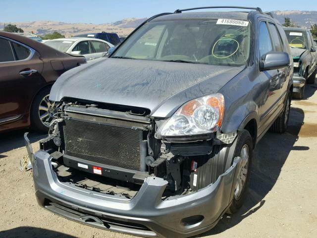 JHLRD78906C007368 - 2006 HONDA CR-V SE CHARCOAL photo 2