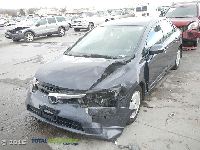 JHMFA36247S012294 - 2007 HONDA CIVIC HYBR GRAY photo 1