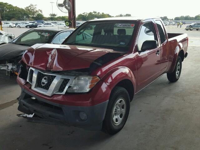 1N6BD0CT6AC407286 - 2010 NISSAN FRONTIER K MAROON photo 2