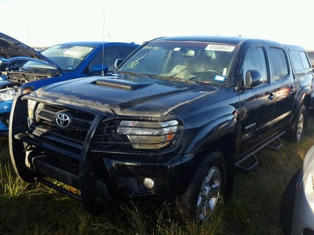 5TFLU4EN5CX027946 - 2012 TOYOTA TACOMA DOU BLACK photo 2