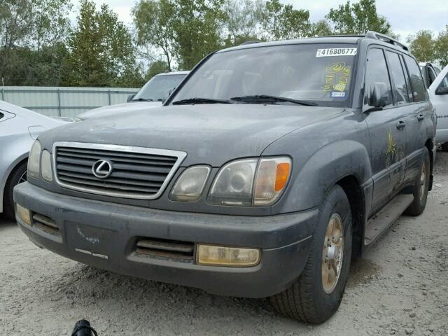 JT6HT00W9W0018236 - 1998 LEXUS LX 470 GRAY photo 2