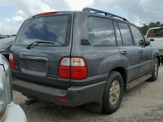 JT6HT00W9W0018236 - 1998 LEXUS LX 470 GRAY photo 4