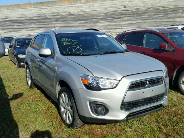 4A4AP3AU3EE001410 - 2014 MITSUBISHI OUTLANDER GRAY photo 1